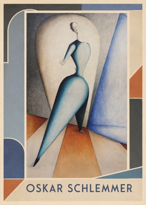 Oskar Schlemmer Oskar Schlemmer No1 - Plakat