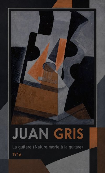 Juan Gris La Guitare (Nature Morte À La Guitare) No1 - Plakat
