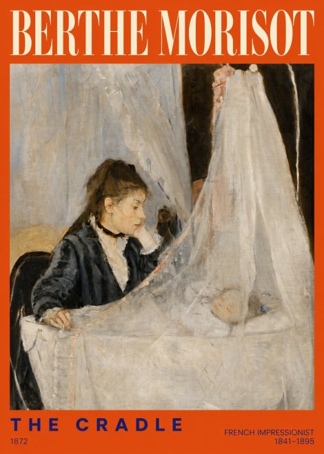 Berthe Morisot The Cradle No2 - Plakat
