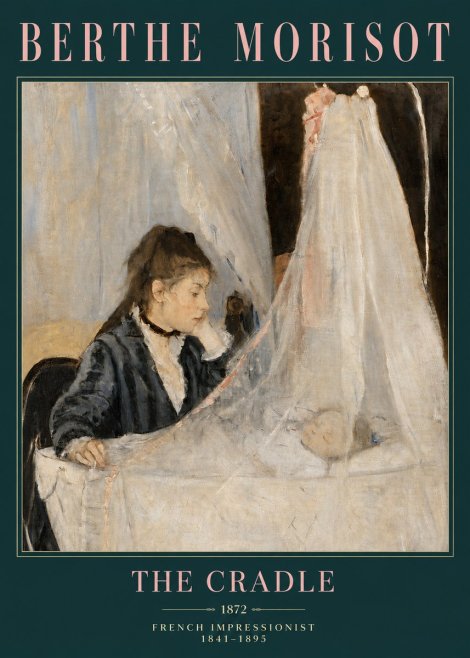 Berthe Morisot The Cradle No3 - Plakat