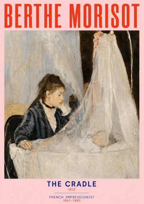 Berthe Morisot The Cradle No4 - Plakat