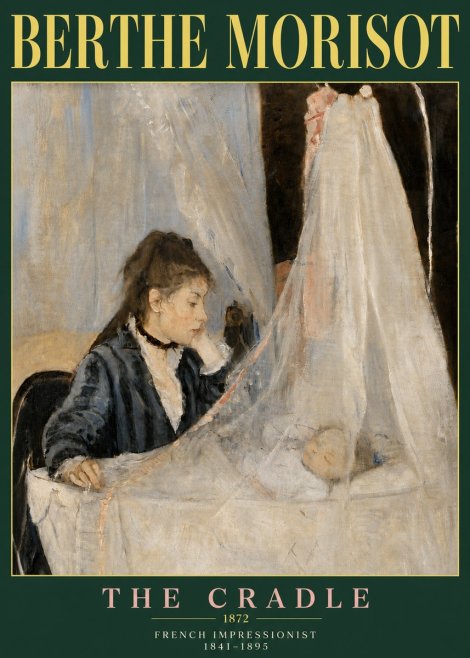 Berthe Morisot The Cradle No6 - Plakat