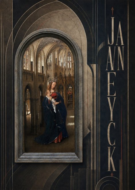 Jan van Eyck Madonna in the Church II No3 - Plakat