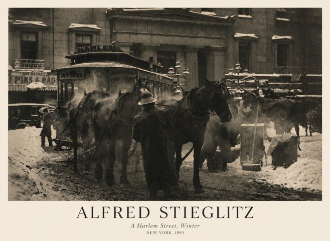 Alfred Stieglitz New York - Winter No3 - Plakat
