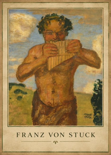 Franz von Stuck Faun No1 - Plakat