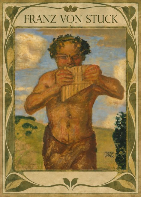 Franz von Stuck Faun No5 - Plakat