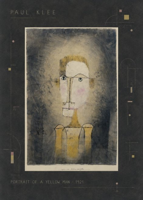 Paul Klee Portrait of a Yellow Man No2 - Plakat