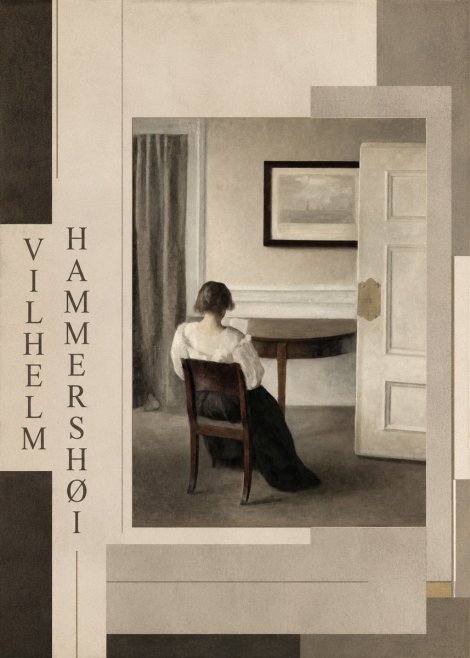 Vilhelm Hammershøi Interior with a Woman, Strandgade 30 No4 - Plakat