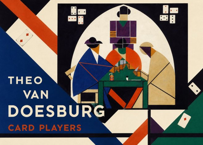 Theo van Doesburg Card Players No5 - Plakat