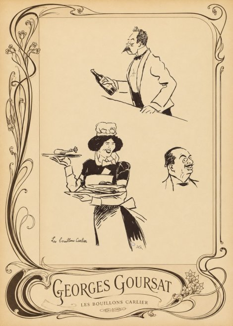 Georges Goursat Les Bouillons Carlier I No5 - Plakat