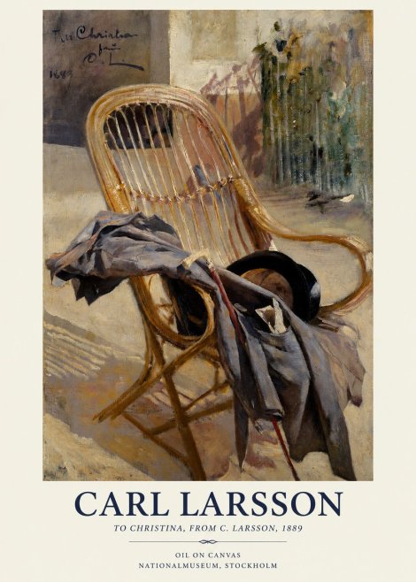 Carl Larsson To Christina, from C. Larsson, 1889 No1 - Plakat