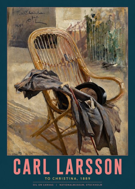 Carl Larsson To Christina, from C. Larsson, 1889 No2 - Plakat