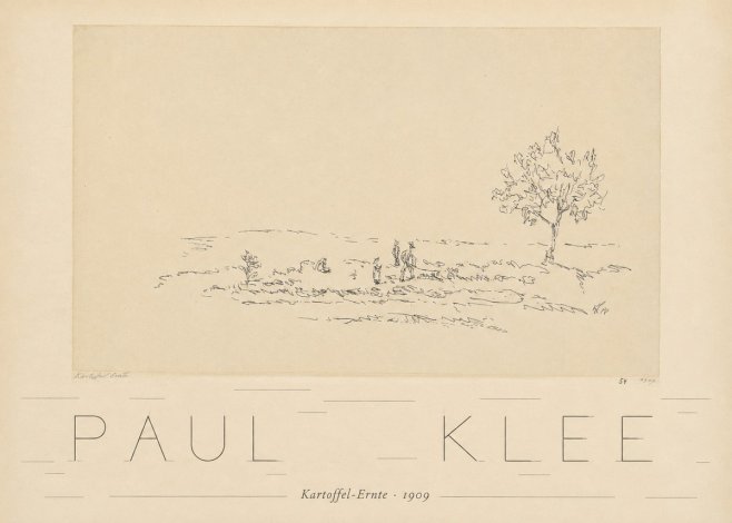 Paul Klee Kartoffel-ernte No6 - Plakat