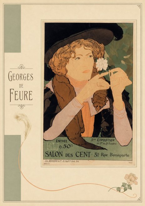 Georges de Feure Salon Des Cent No4 - Plakat