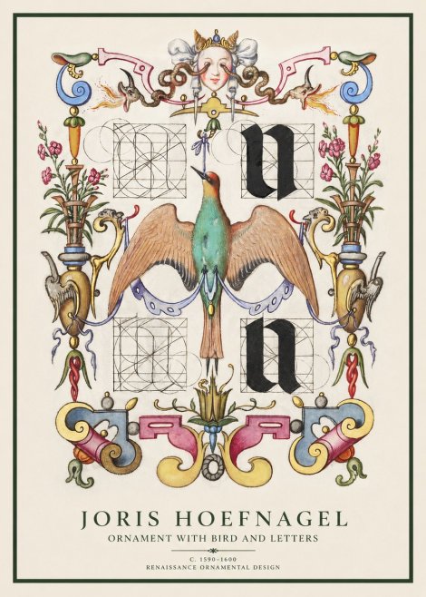 Joris Hoefnagel Grotesque Ornament No6 - Plakat