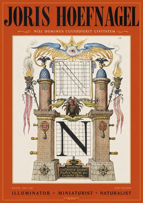 Joris Hoefnagel The Letter N No3 - Plakat
