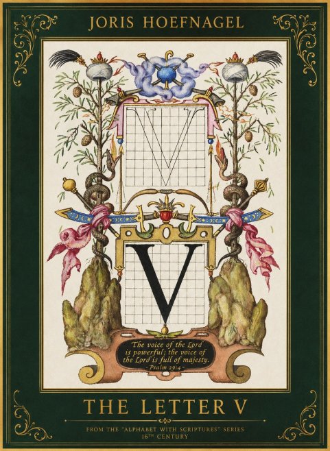 Joris Hoefnagel The Letter V No1 - Plakat