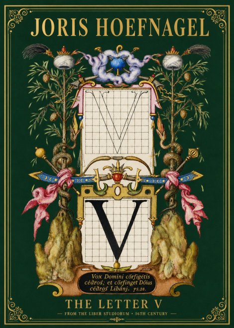 Joris Hoefnagel The Letter V No5 - Plakat