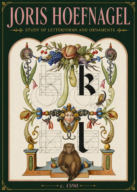 Joris Hoefnagel Study of Letterforms and Ornaments No6 - Plakat