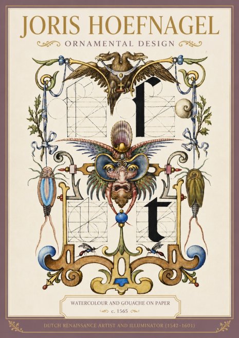 Joris Hoefnagel Ornamental Design II No4 - Plakat