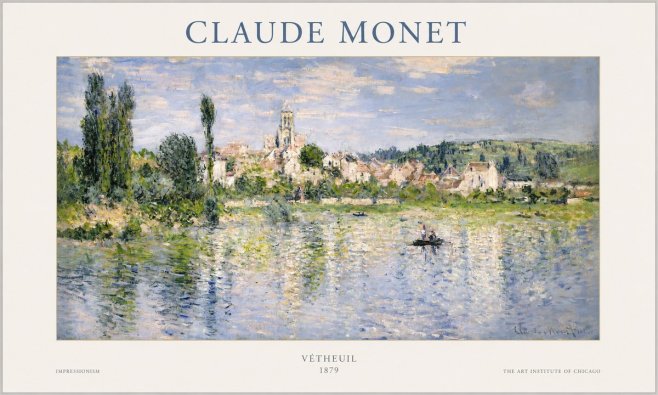 Monet Vétheuil No1 - Plakat