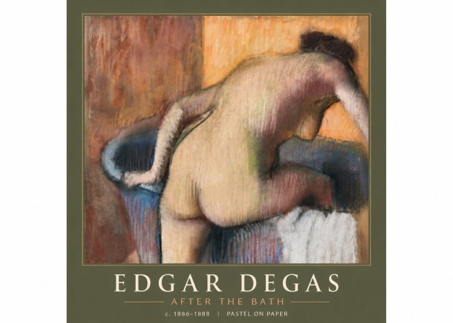 Edgar Degas After the Bath I No3 - Plakat