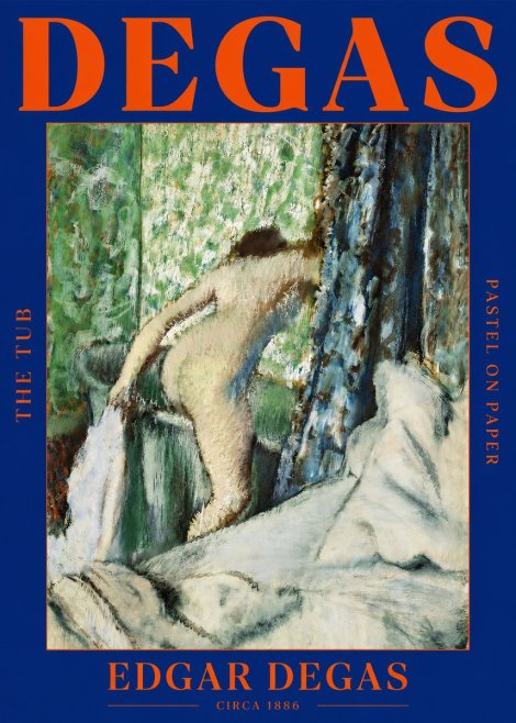 Edgar Degas The Tub No2 - Plakat