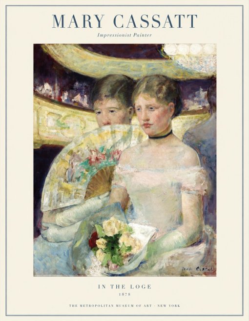 Mary Cassatt In the Loge No1 - Plakat