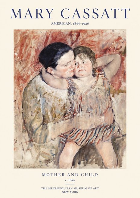 Mary Cassatt Mother and Child II No1 - Plakat