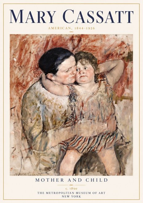 Mary Cassatt Mother and Child II No6 - Plakat