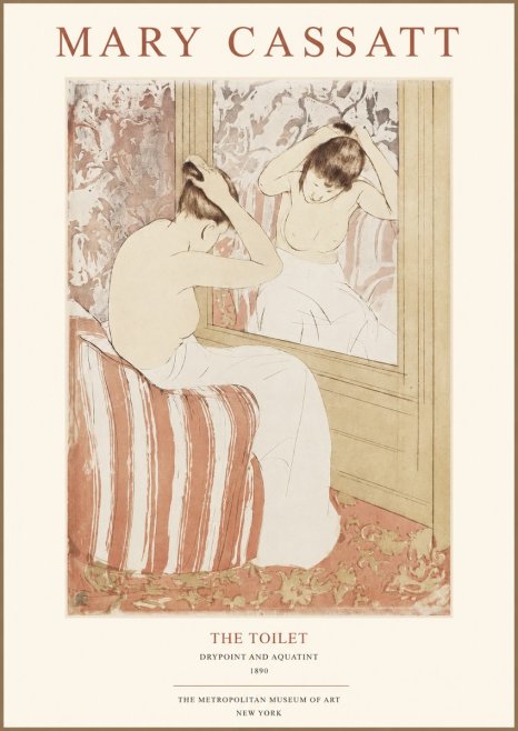 Mary Cassatt The Toilet No1 - Plakat
