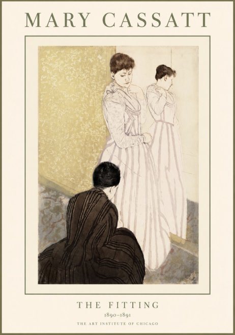 Mary Cassatt The Fitting No1 - Plakat