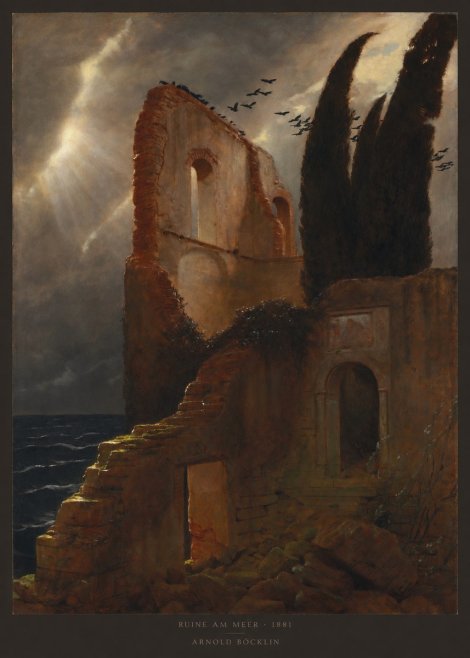 Arnold Böcklin Ruine Am Meer · 1881 No2 - Plakat