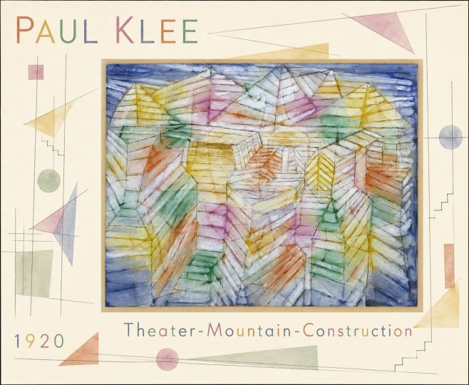 Paul Klee Theater-mountain-construction No4 - Plakat