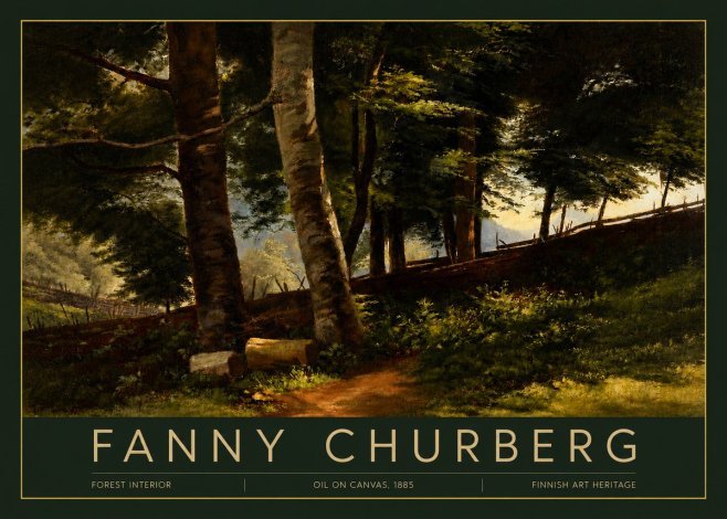 Fanny Churberg Forest Interior No3 - Plakat