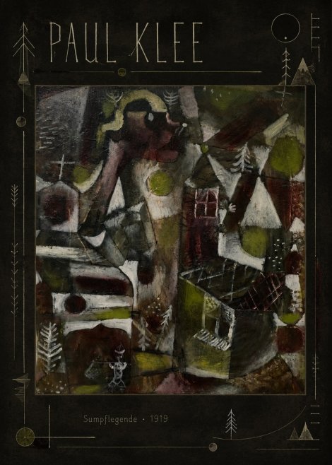 Paul Klee Sumpflegende I No3 - Plakat