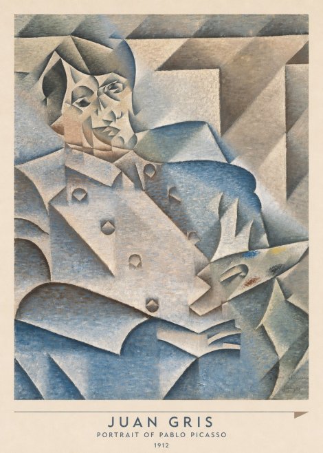 Juan Gris Portrait of Pablo Picasso No6 - Plakat