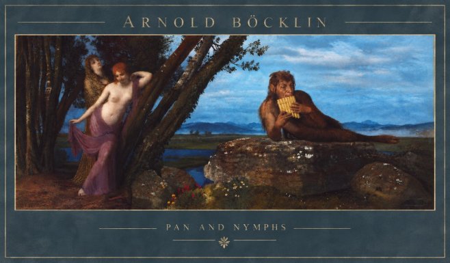 Arnold Böcklin Pan and Nymphs No5 - Plakat