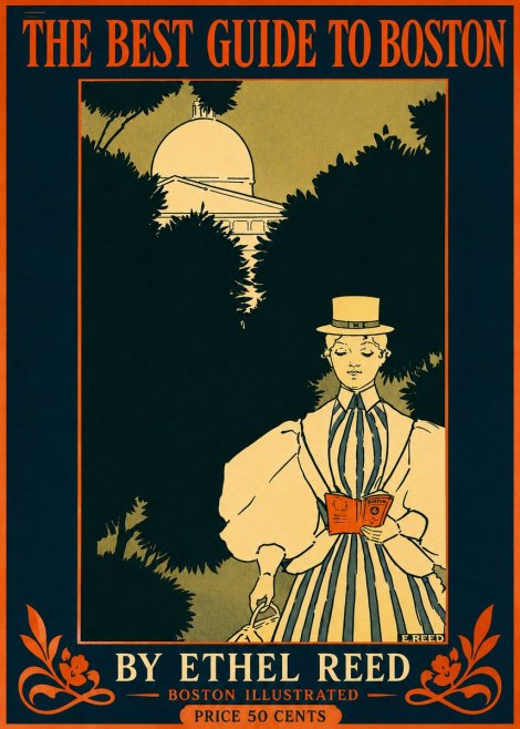 Ethel Reed The Best Guide to Boston No2 - Plakat
