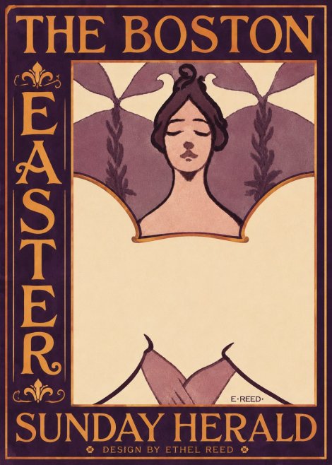 Ethel Reed The Boston Easter Sunday Herald No5 - Plakat