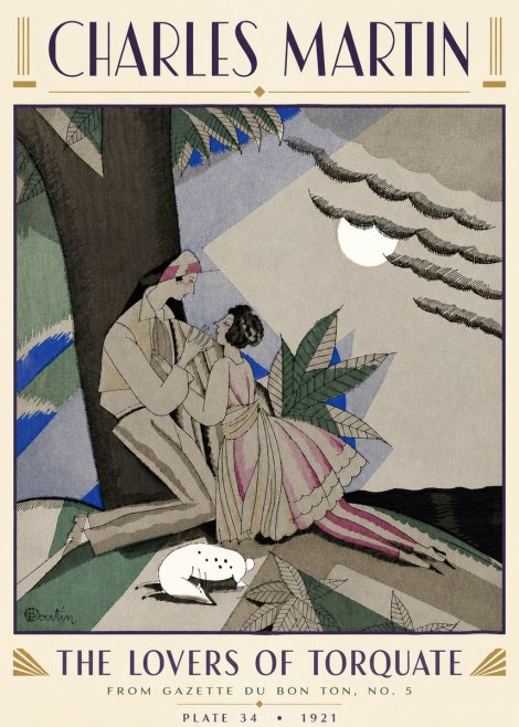 Charles Martin The Lovers of Torquate No5 - Plakat