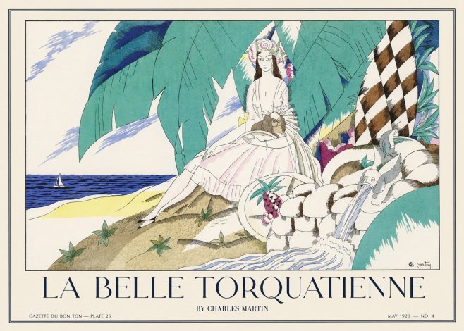 Charles Martin La Belle Torquatienne No1 - Plakat