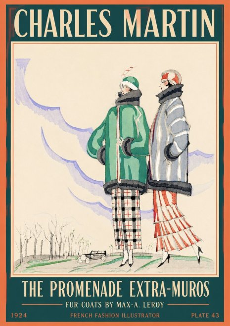 Charles Martin The Promenade Extra-muros No2 - Plakat