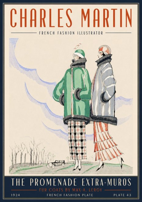 Charles Martin The Promenade Extra-muros No4 - Plakat