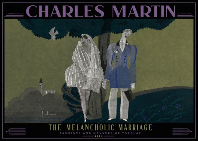 Charles Martin The Melancholic Marriage No2 - Plakat