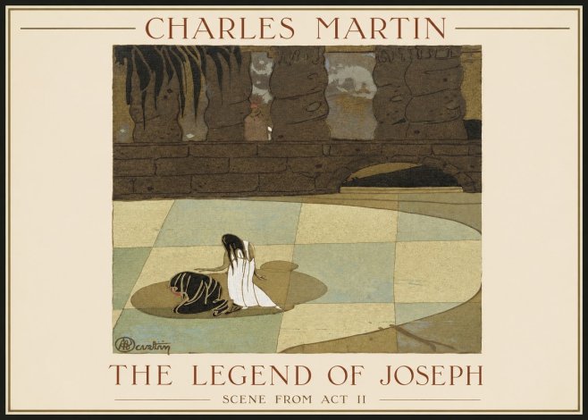 Charles Martin The Legend of Joseph - Scene from Act Ii No1 - Plakat