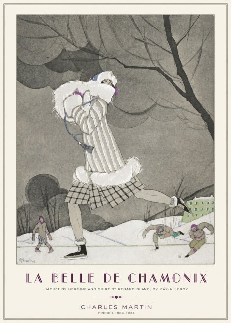 Charles Martin La Belle De Chamonix No1 - Plakat