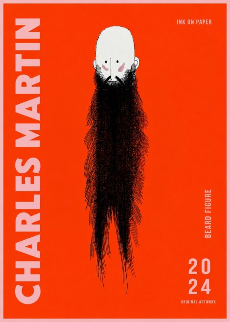 Charles Martin Beard Figure No2 - Plakat