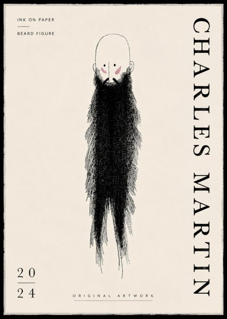 Charles Martin Beard Figure No6 - Plakat