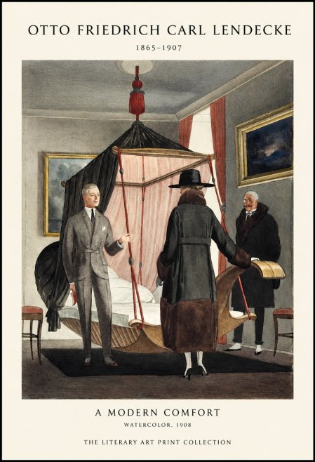 Otto Friedrich Carl Lendecke A Modern Comfort No1 - Plakat